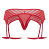 CandyMan String Porte-Jarretelles Hedion Rouge